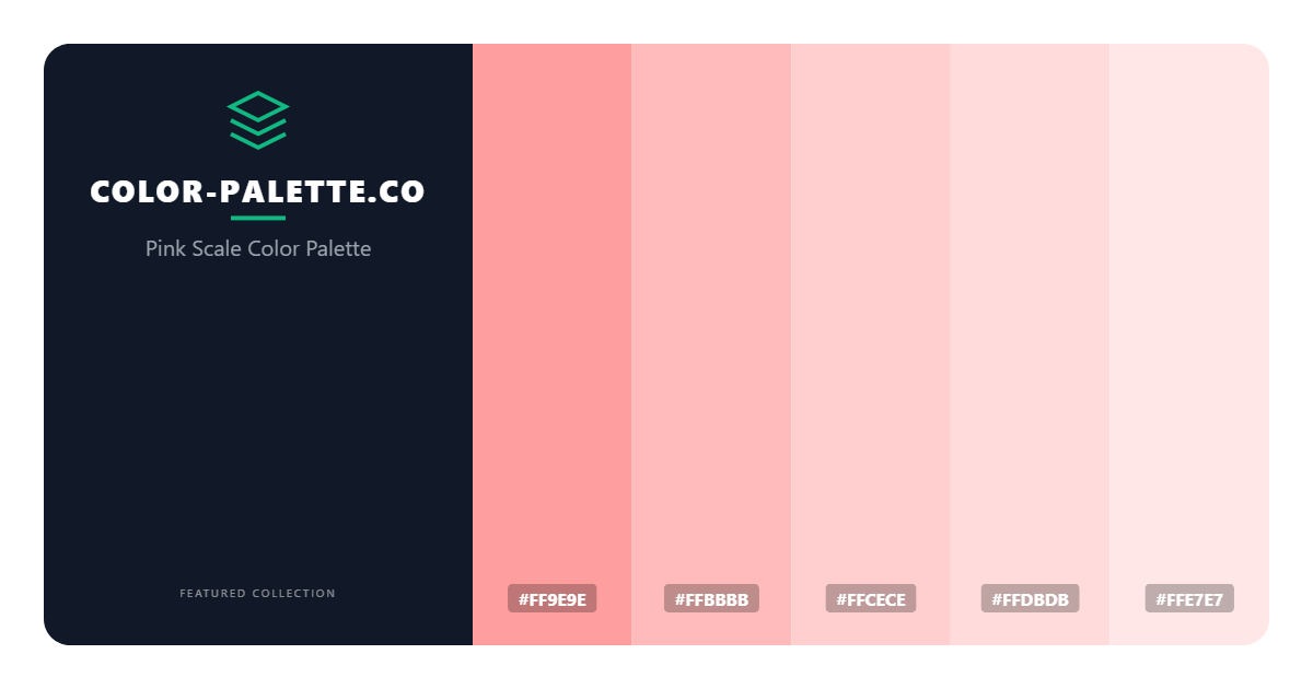 Pink Scale Color Palette