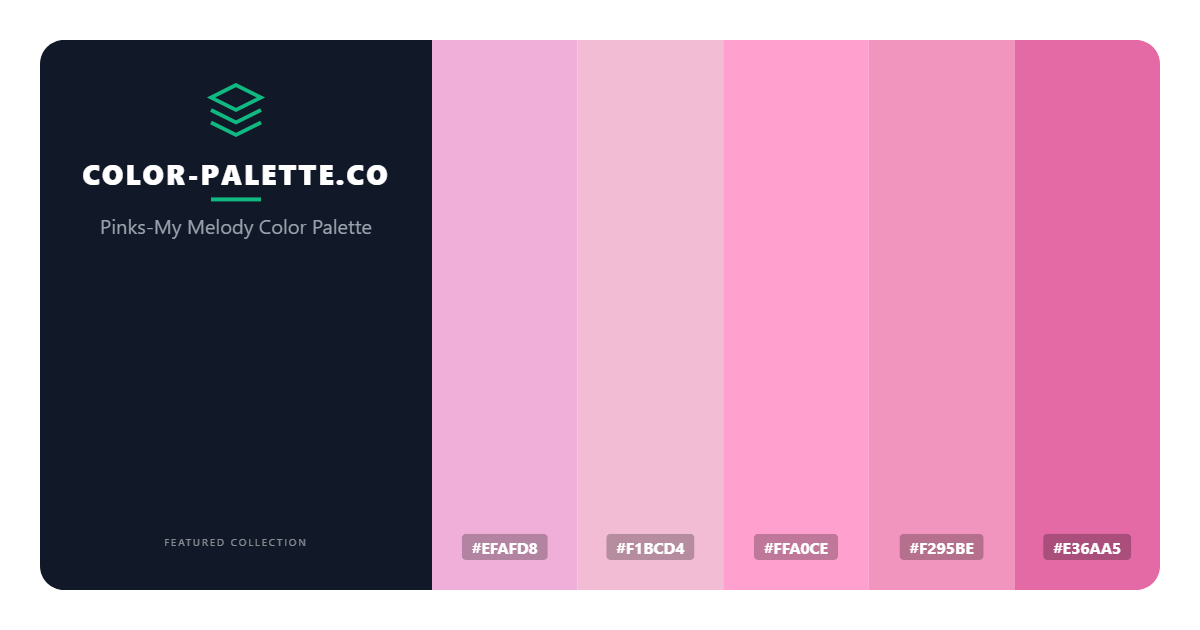 Pinks-My Melody Color Palette