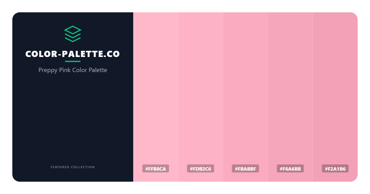 Preppy Pink Color Palette
