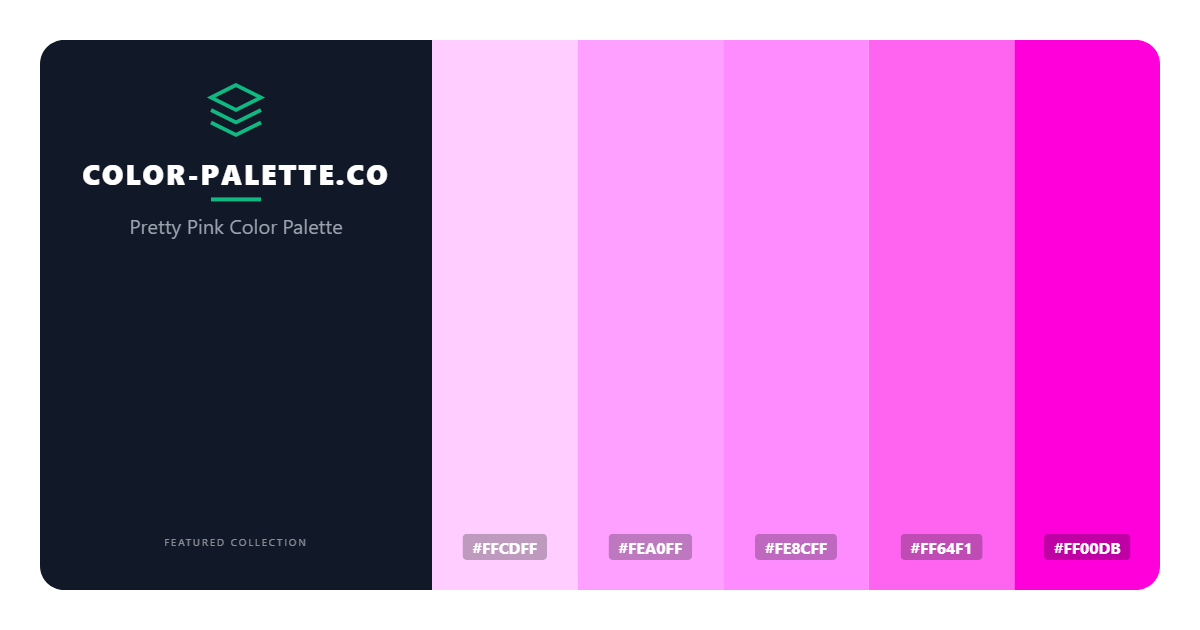 Pretty Pink Color Palette
