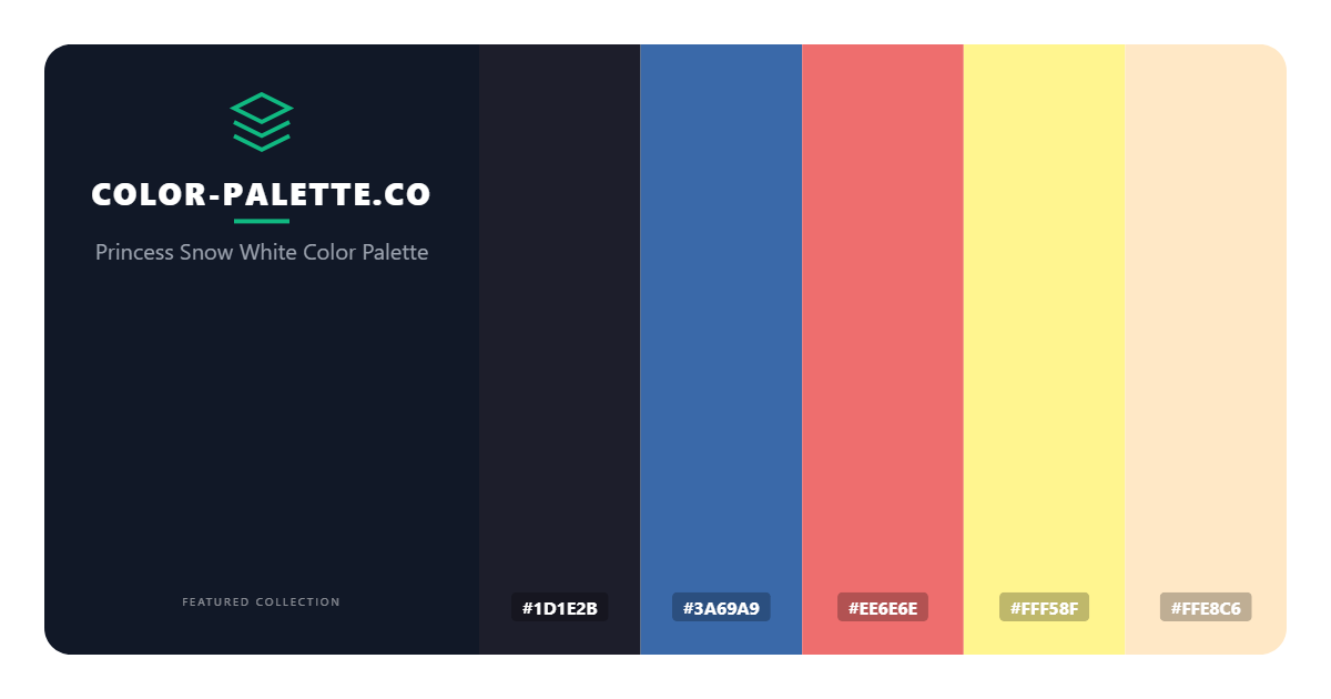Princess Snow White Color Palette