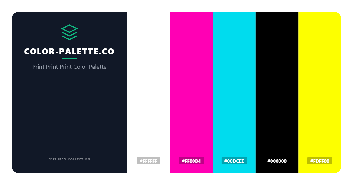 Print Print Print Color Palette