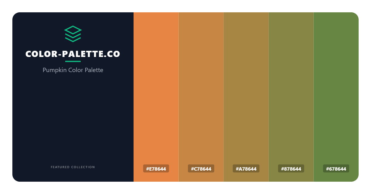 Pumpkin Color Palette