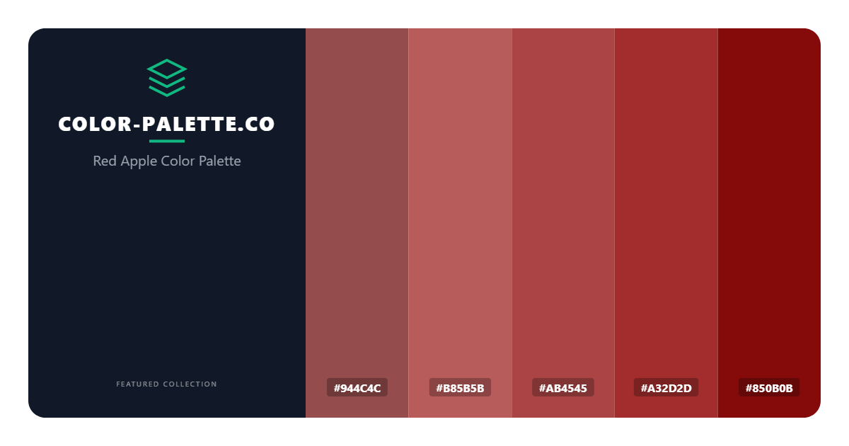Red Apple Color Palette