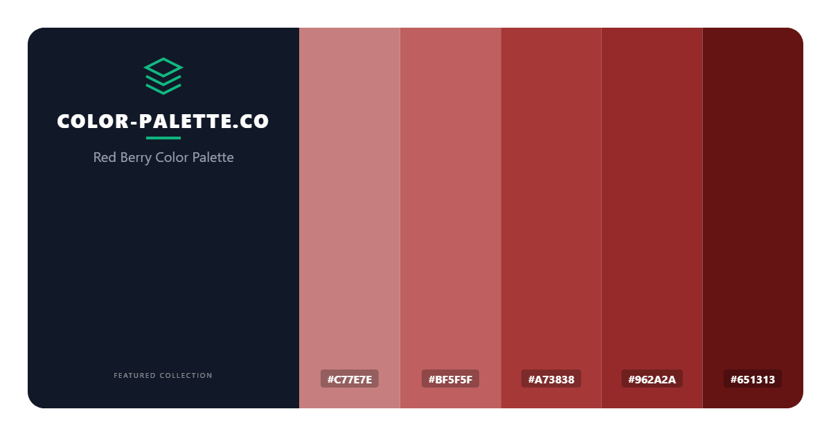 Red Berry Color Palette