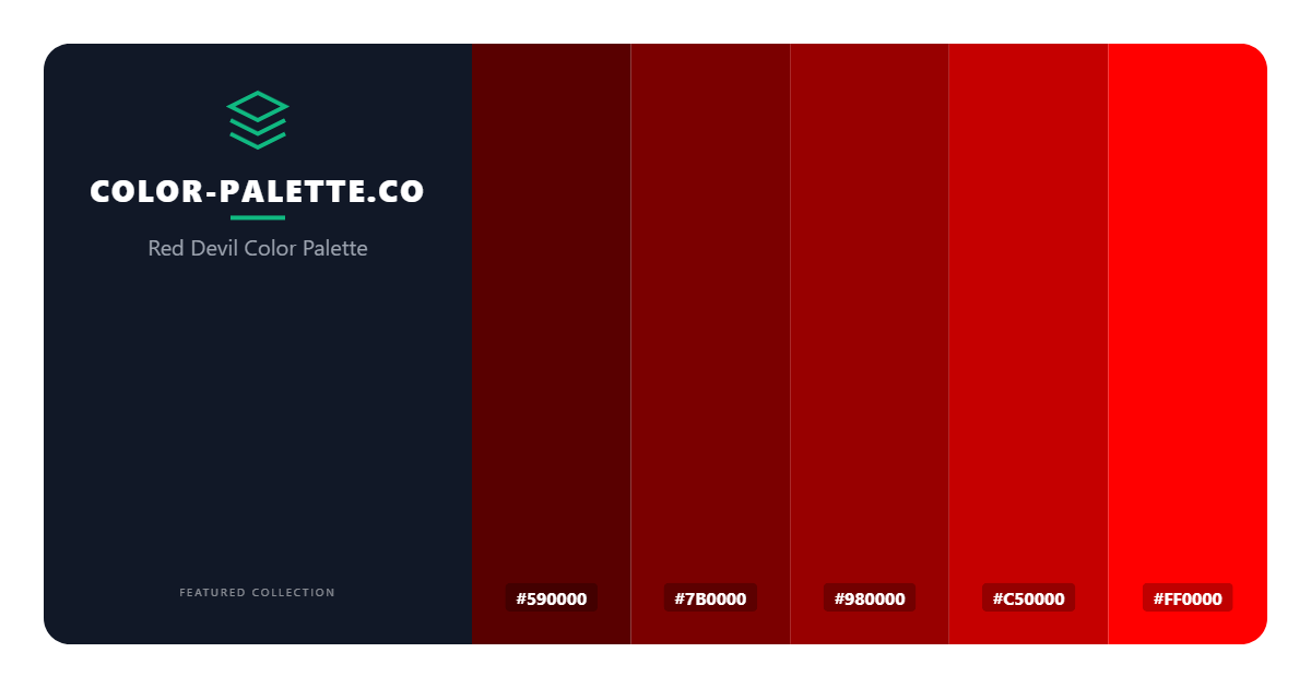 Red Devil Color Palette