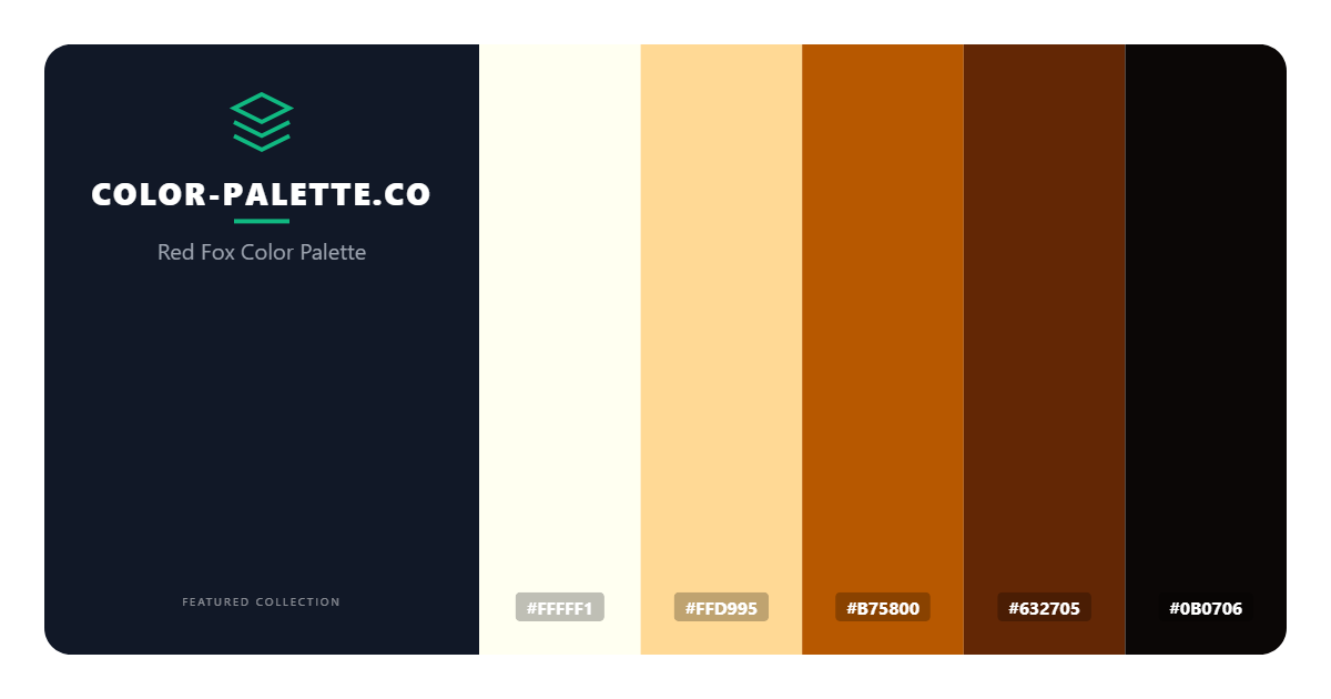 Red Fox Color Palette