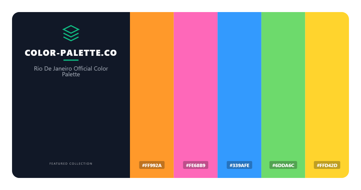 Rio De Janeiro Official Color Palette