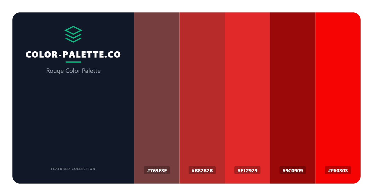 Rouge Color Palette
