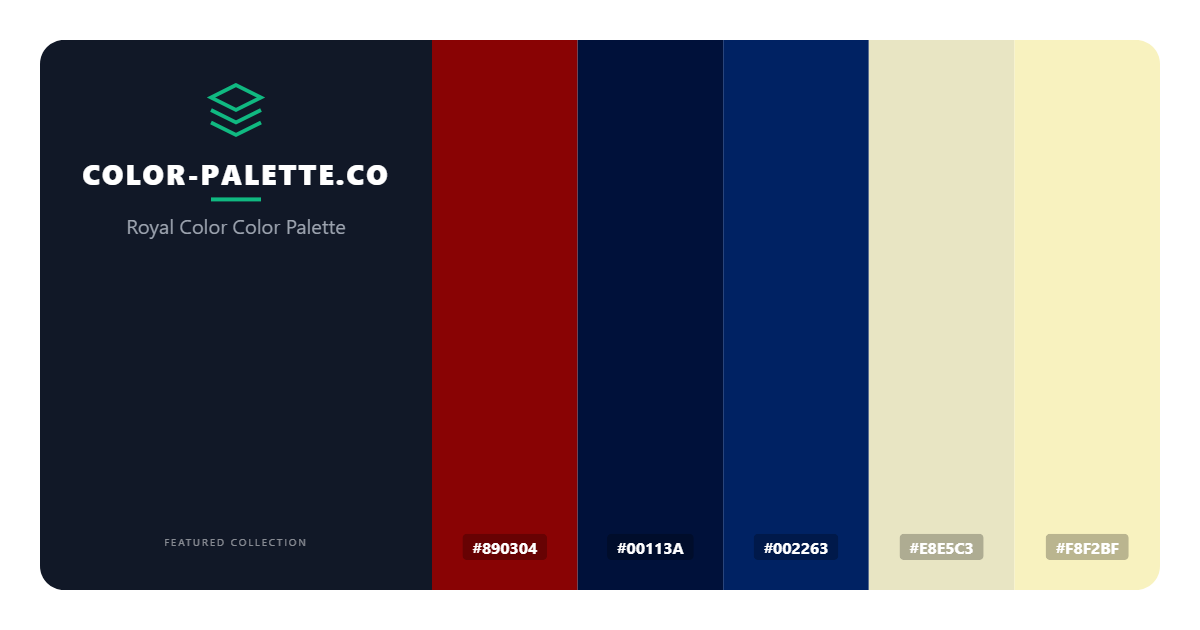 Royal Color Color Palette