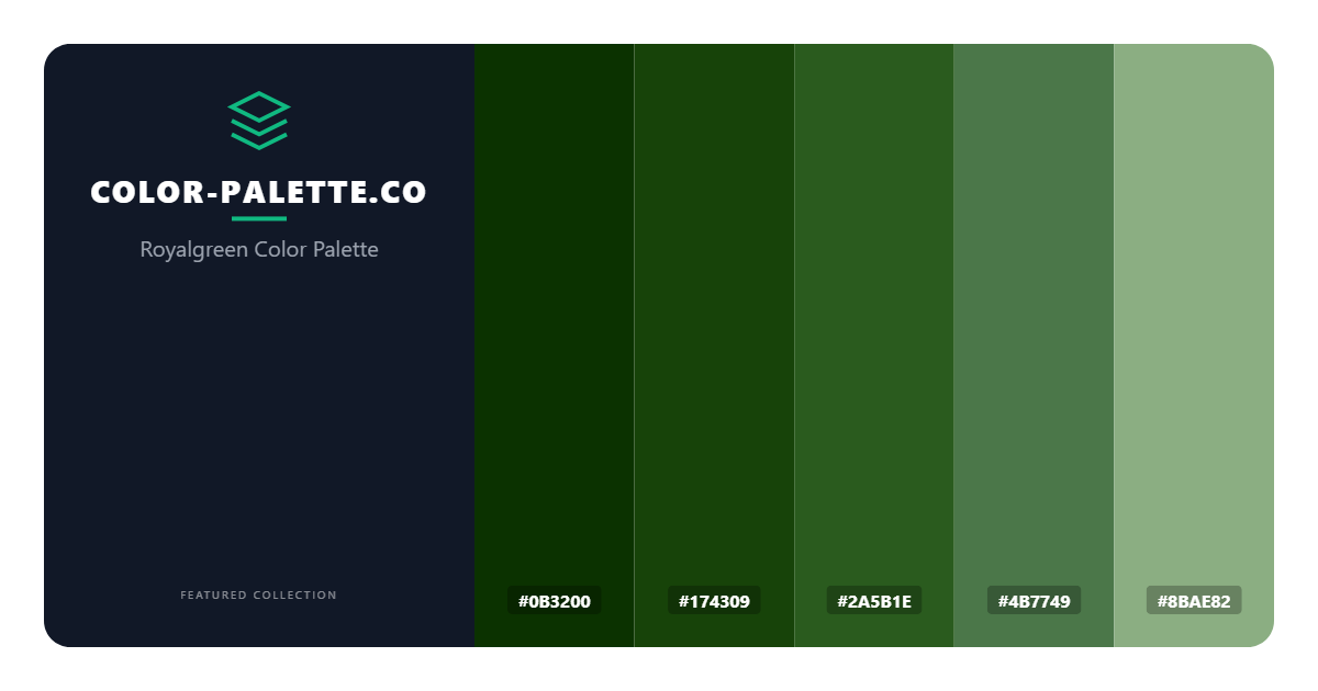 Royalgreen Color Palette