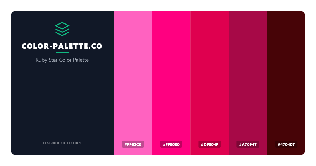 Ruby Star Color Palette