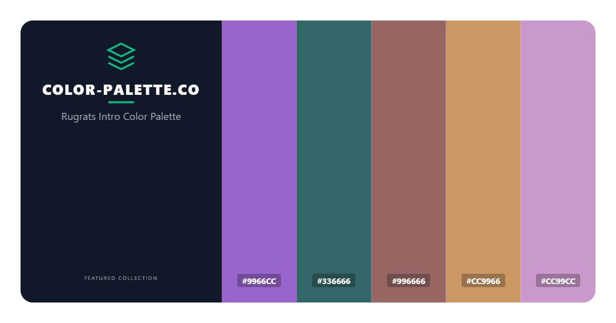 Rugrats Intro Color Palette
