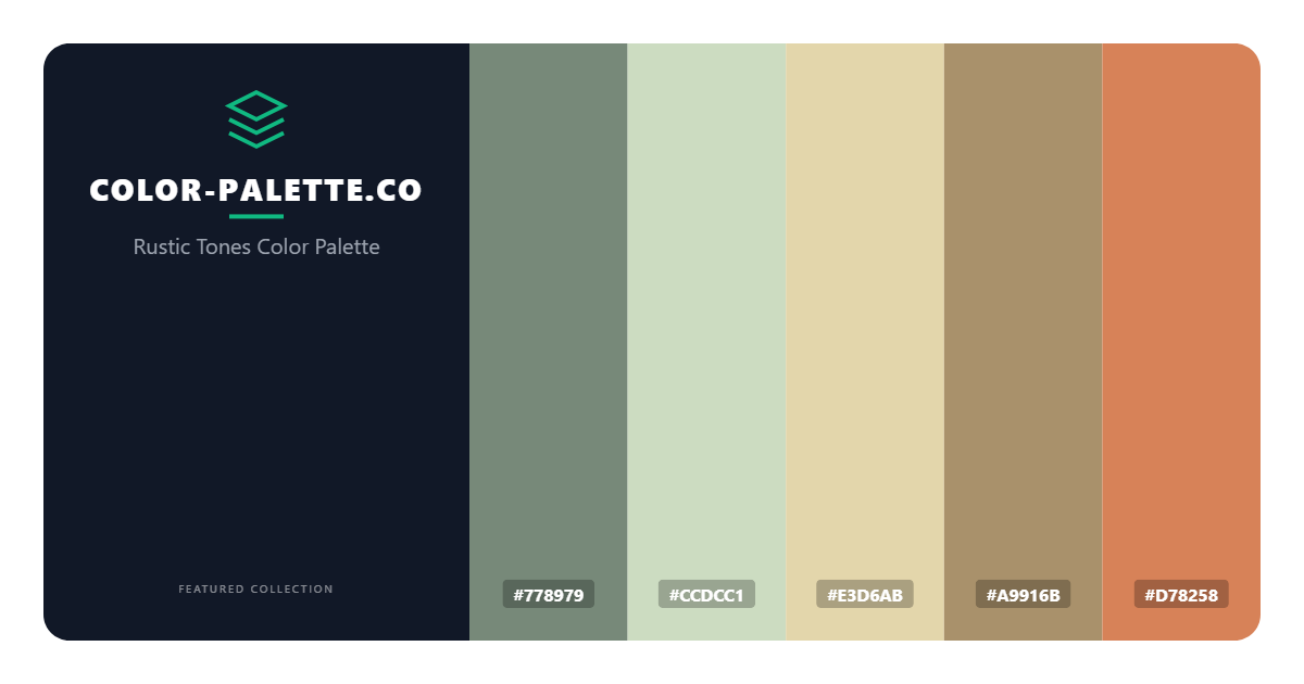 Rustic Tones Color Palette