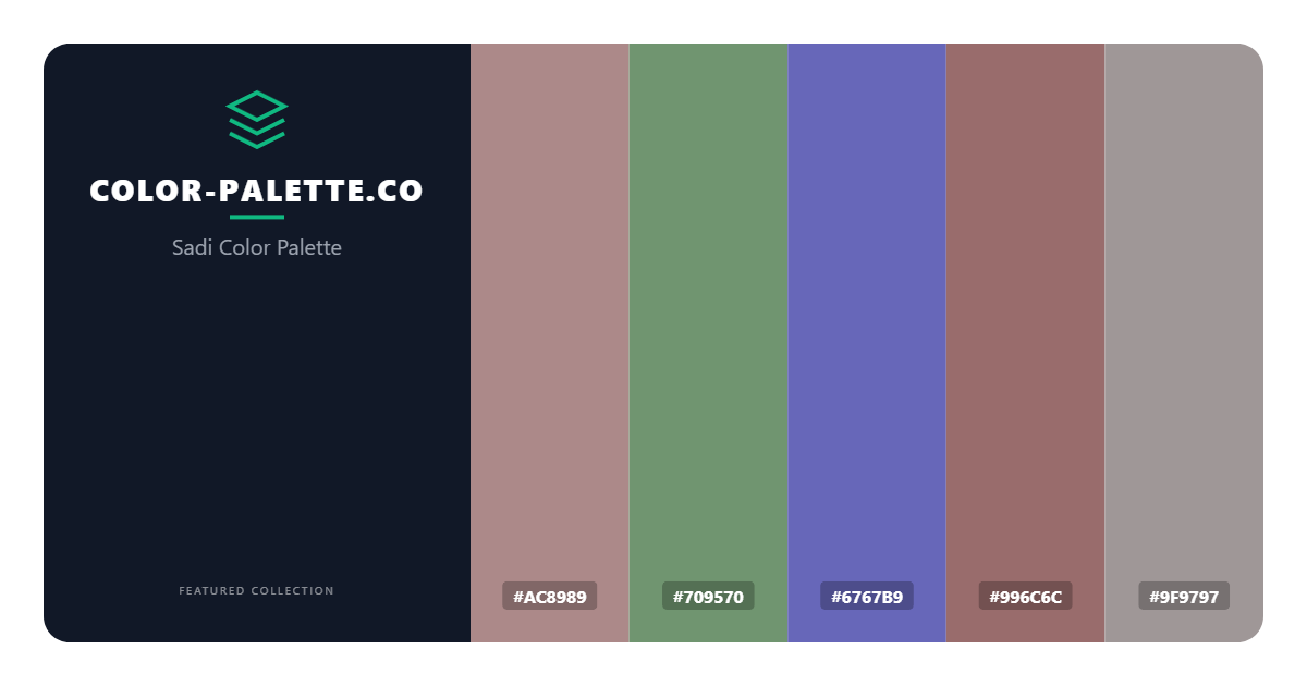 Sadi Color Palette
