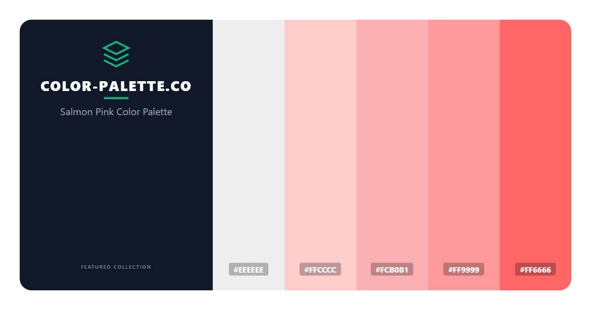 Salmon Pink Color Palette