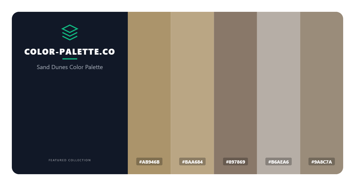 Sand Dunes Color Palette