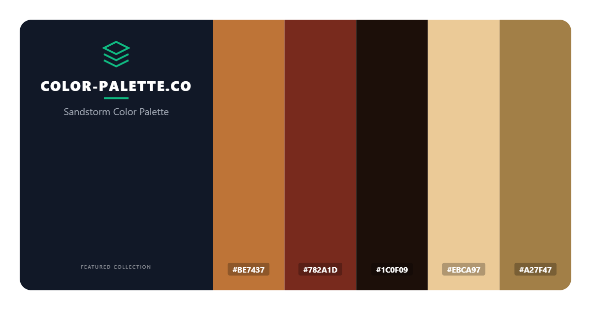 Sandstorm Color Palette