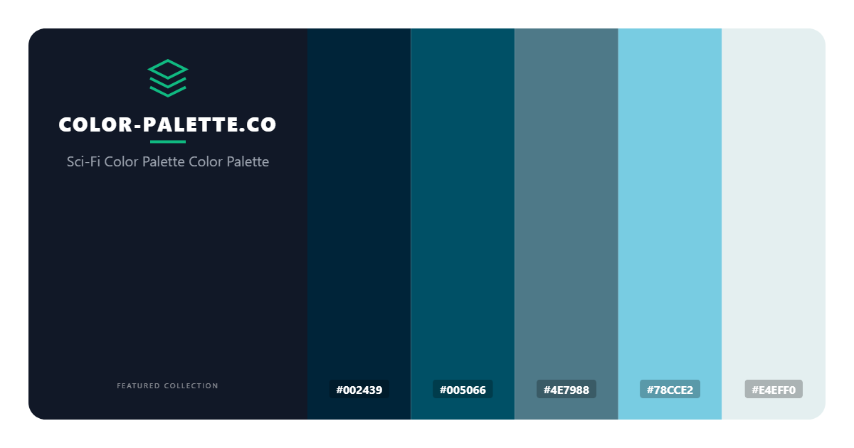 Sci-Fi Color Palette Color Palette