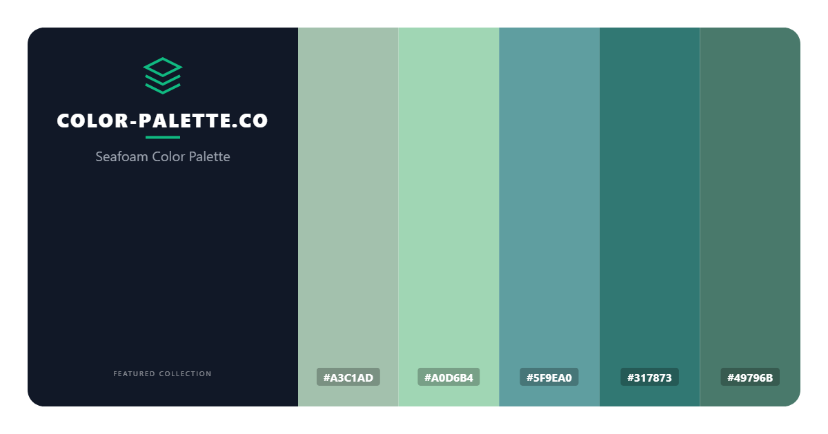 Seafoam Color Palette