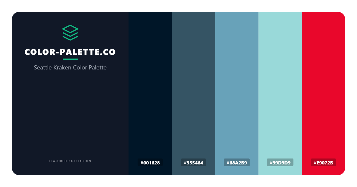 Seattle Kraken Color Palette