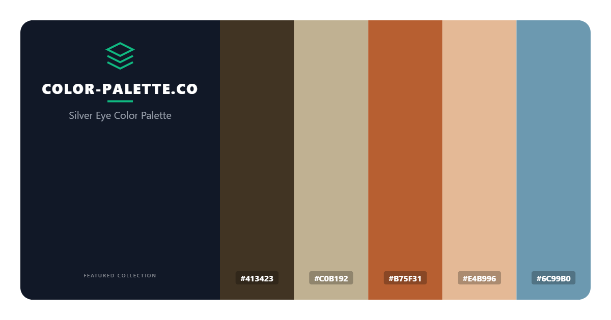 Silver Eye Color Palette