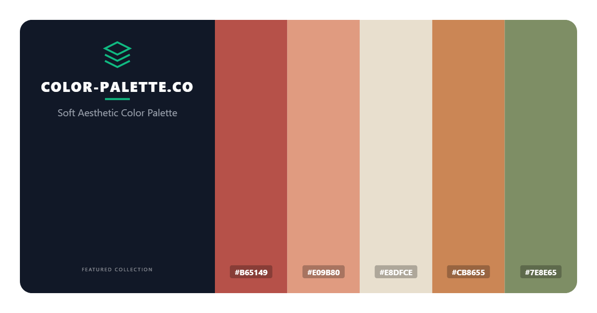 Soft Aesthetic Color Palette