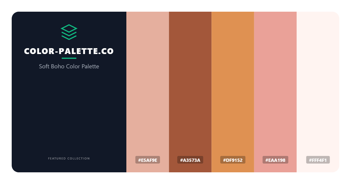 Soft Boho Color Palette