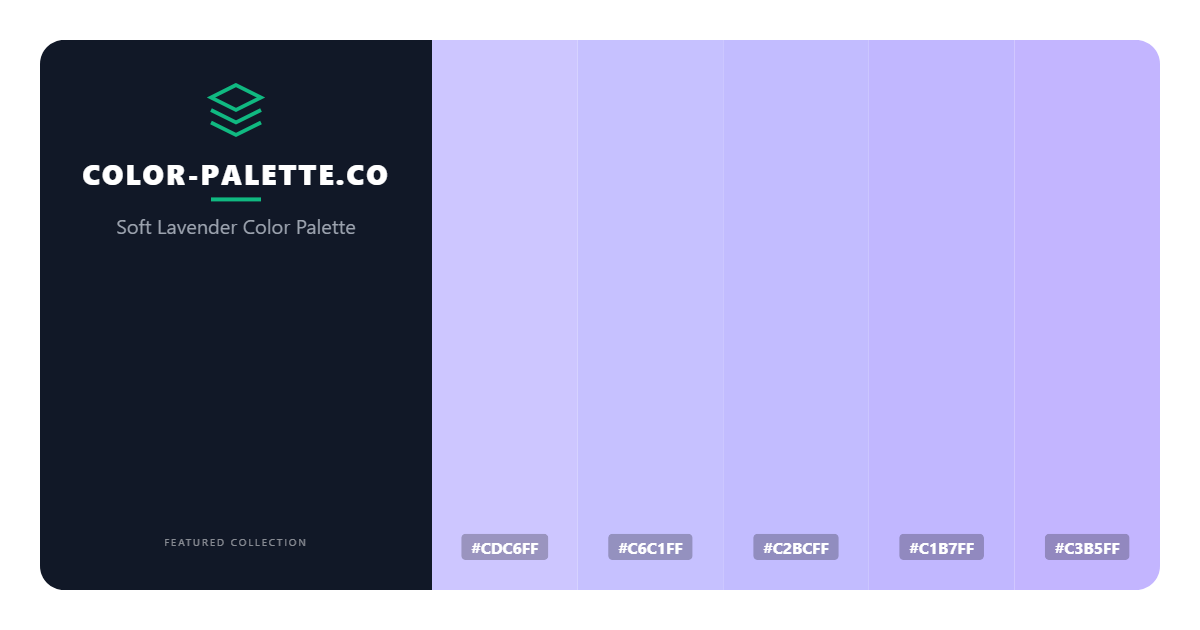Soft Lavender Color Palette