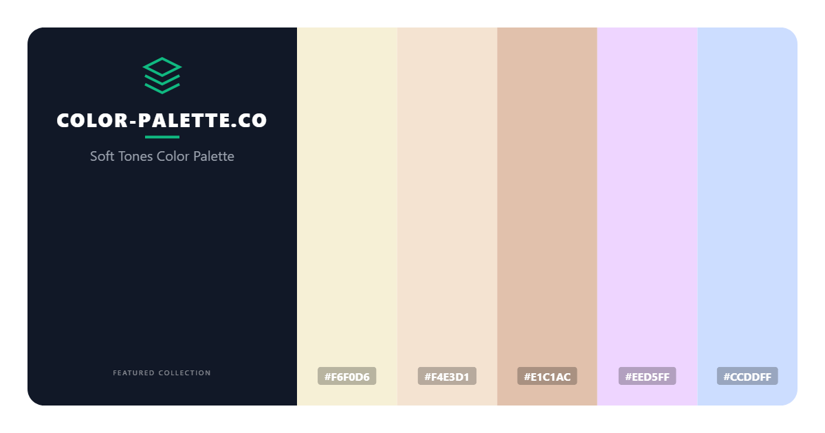 Soft Tones Color Palette
