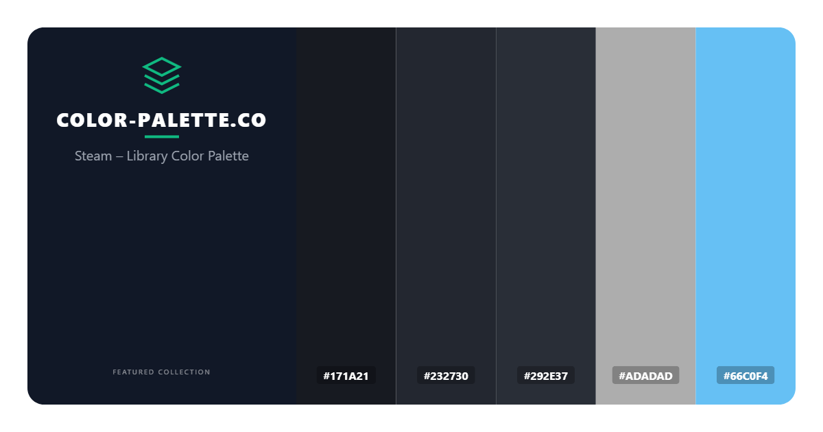 Steam – Library Color Palette