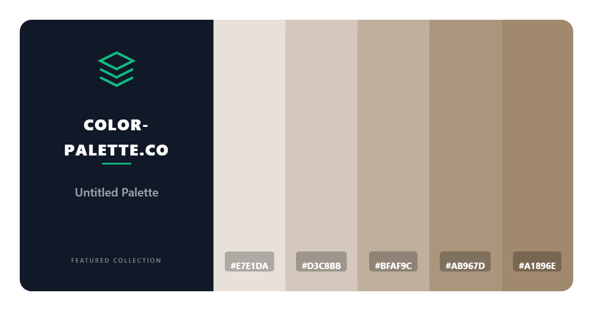 Steampunk Taupe Color Palette