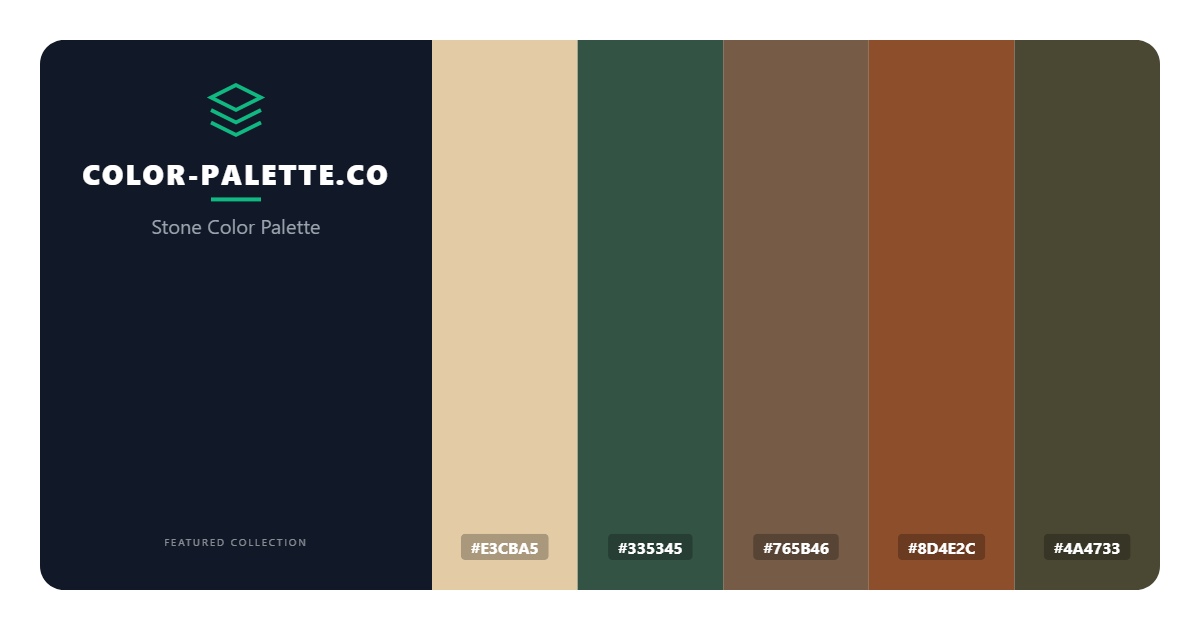 Stone Color Palette