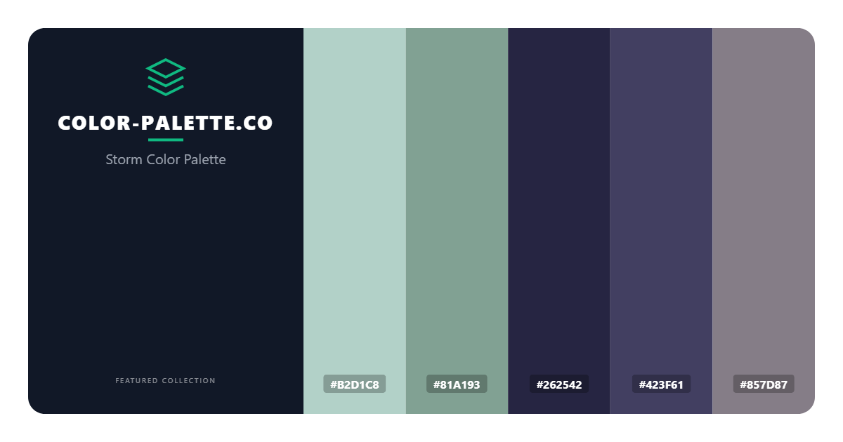 Storm Color Palette