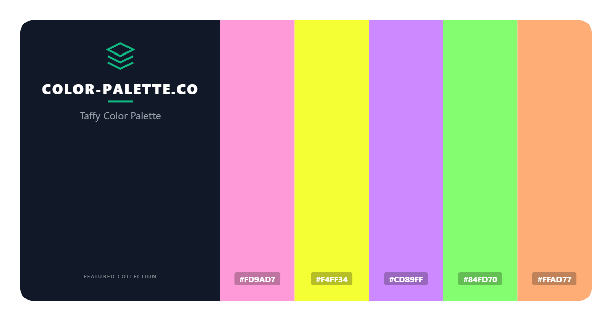 Taffy Color Palette