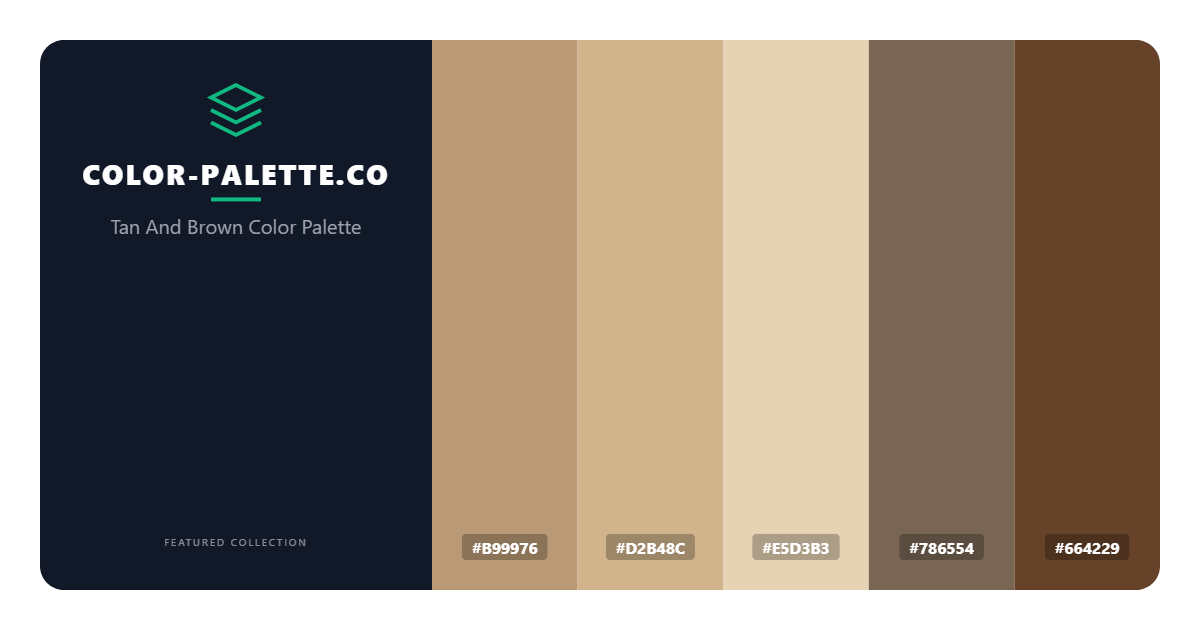 Tan And Brown Color Palette