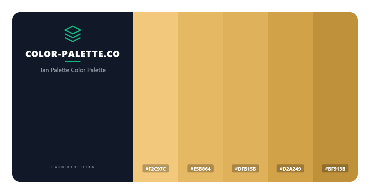 Tan Palette Color Palette