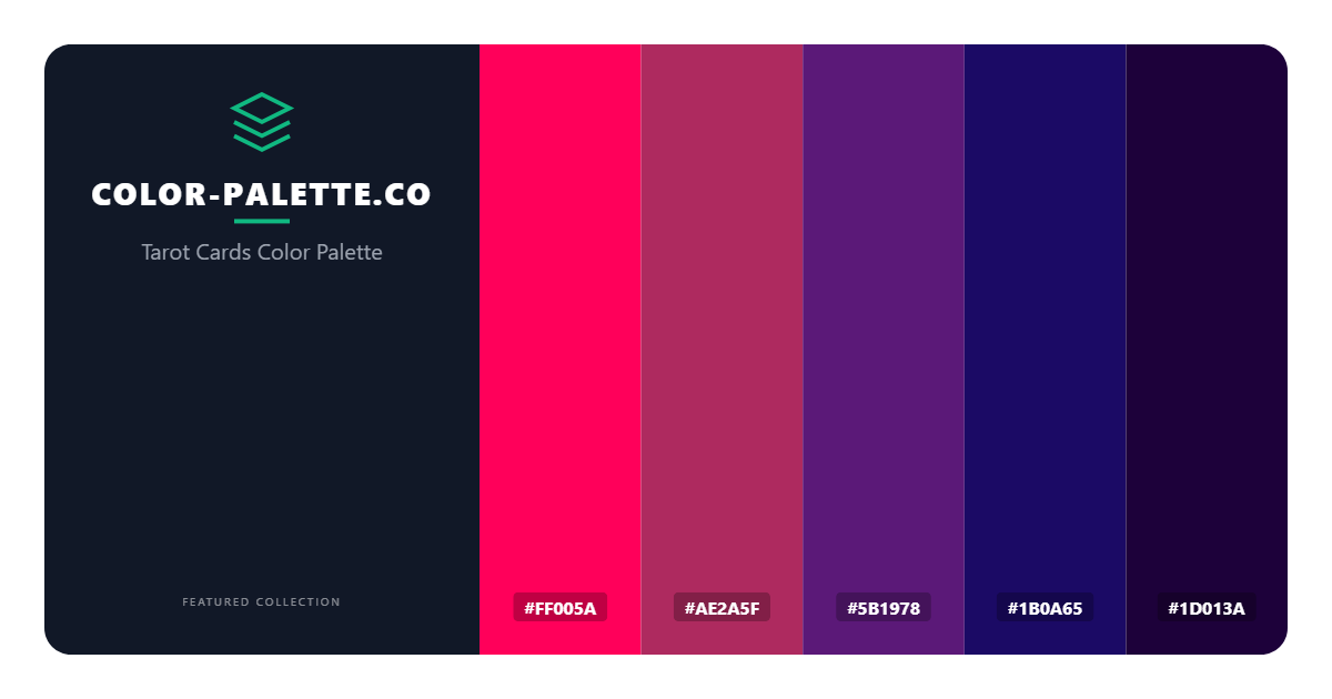 Tarot Cards Color Palette