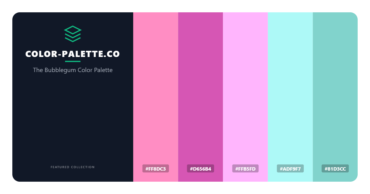 The Bubblegum Color Palette