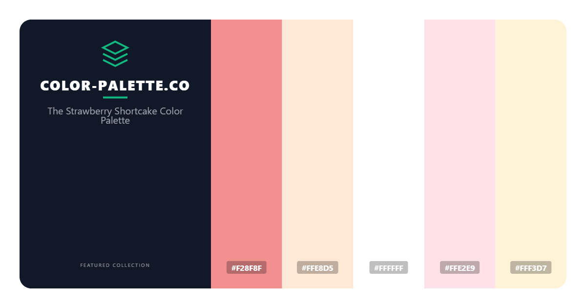 The Strawberry Shortcake Color Palette
