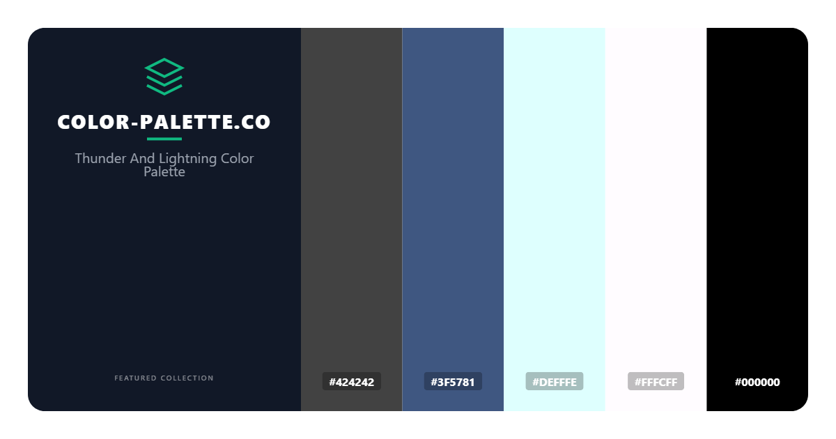 Thunder And Lightning Color Palette