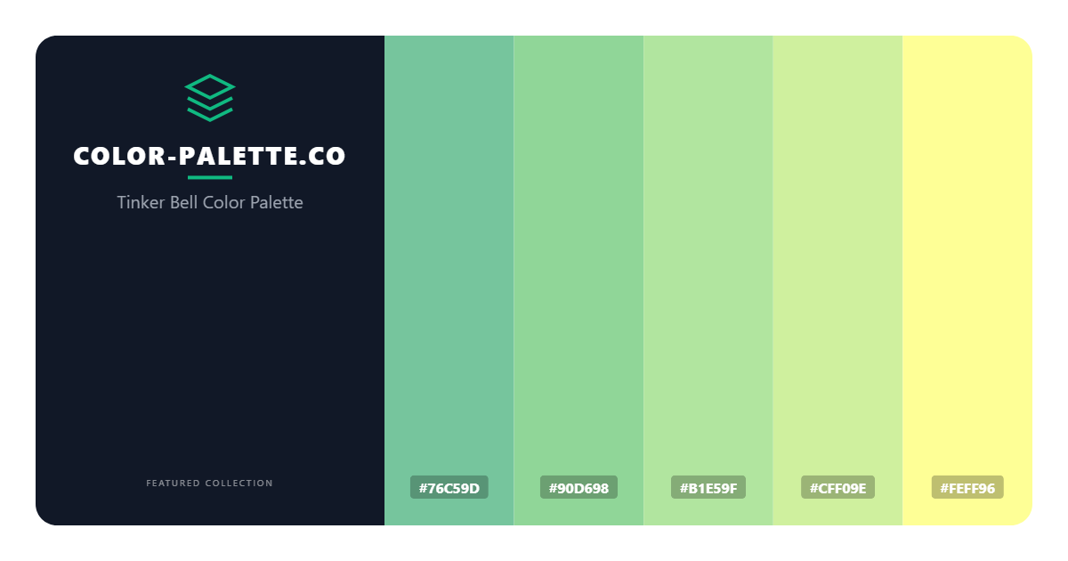 Tinker Bell Color Palette
