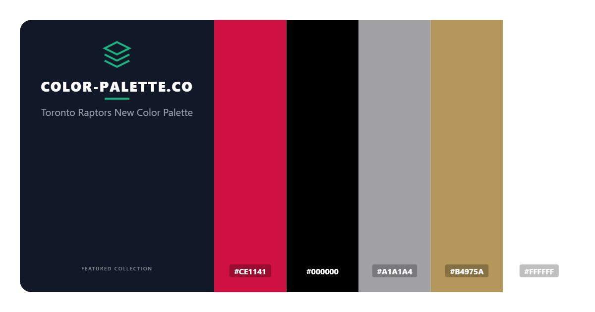 Toronto Raptors New Color Palette