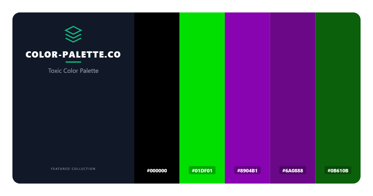 Toxic Color Palette