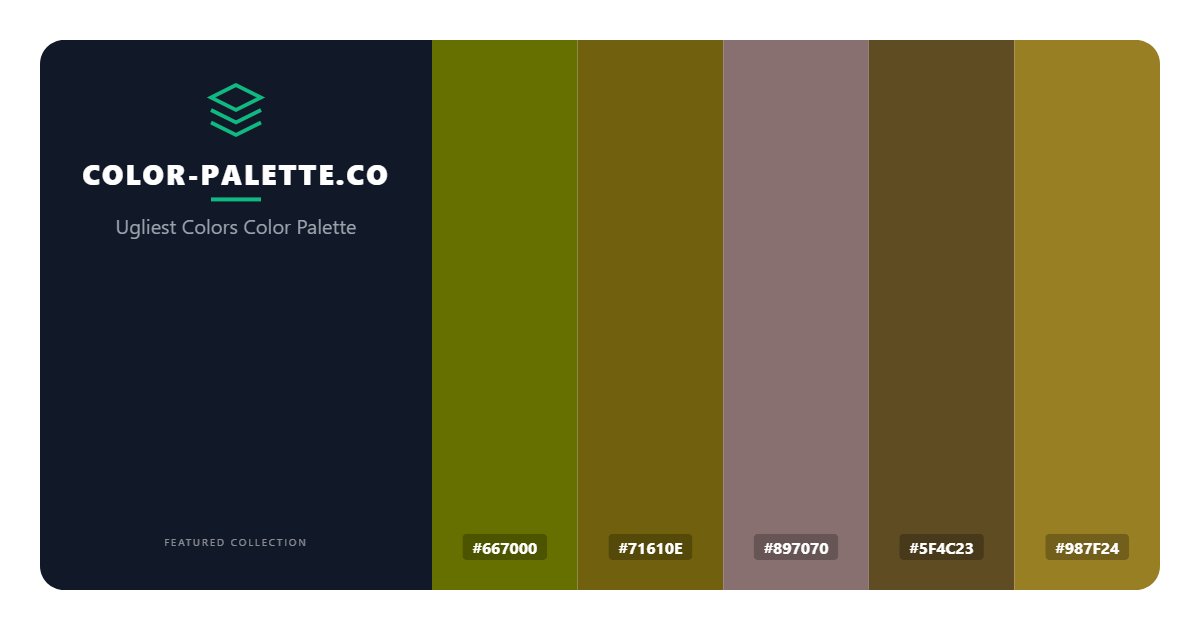 Ugliest Colors Color Palette