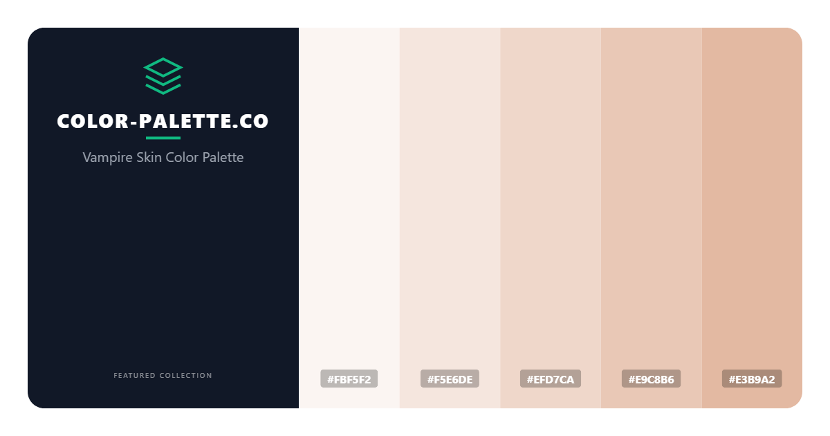 Vampire Skin Color Palette