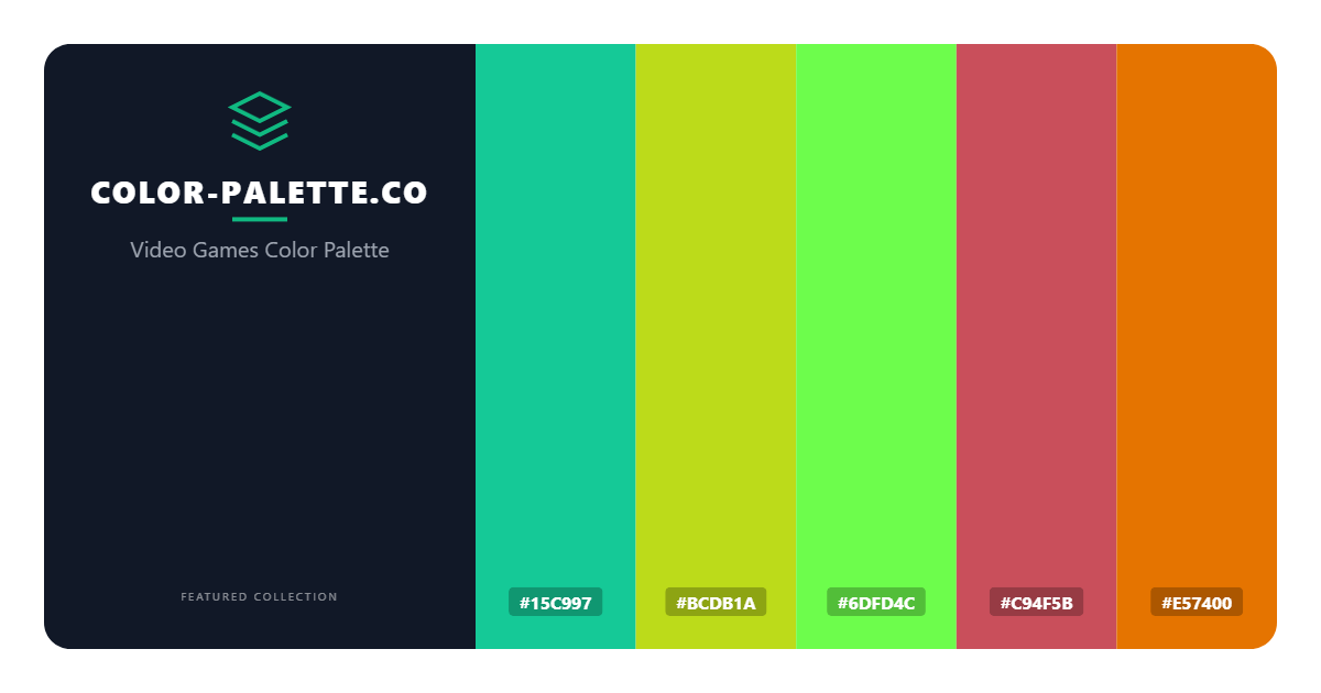 Video Games Color Palette