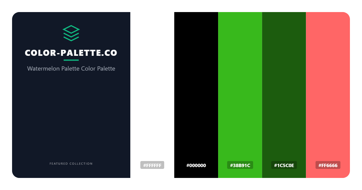 Watermelon Palette Color Palette