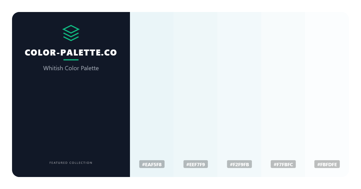 Whitish Color Palette