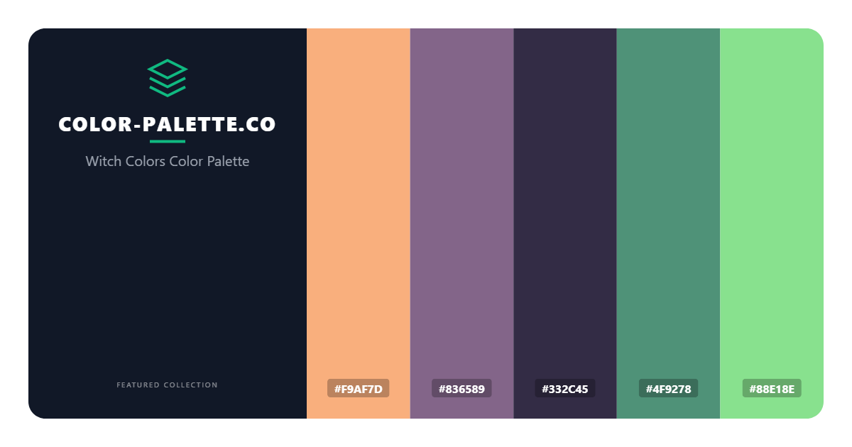 Witch Colors Color Palette